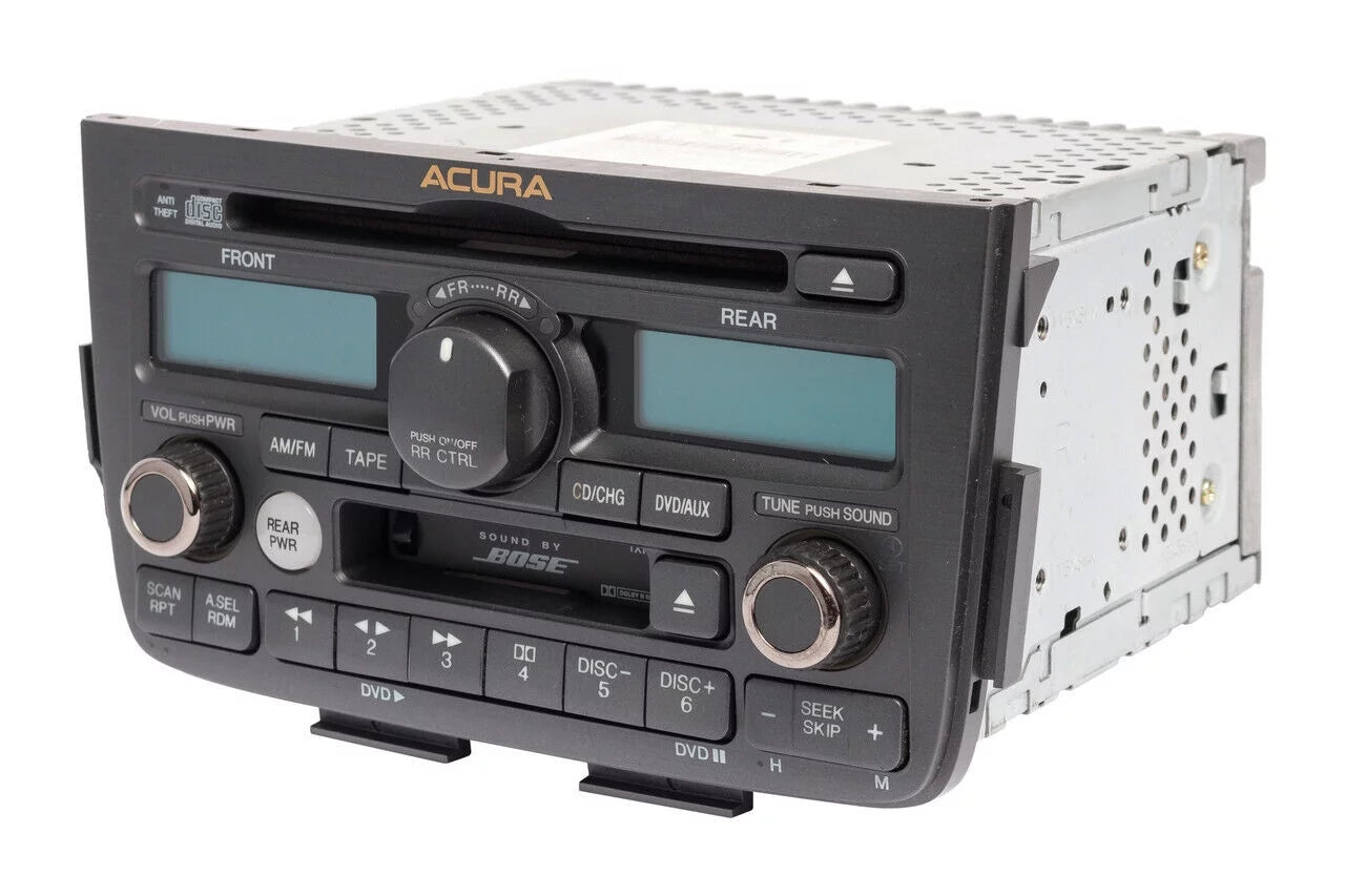 03 04 Acura MDX Radio 6 Disc CD Cassette Player Player 39100-S3V-A610