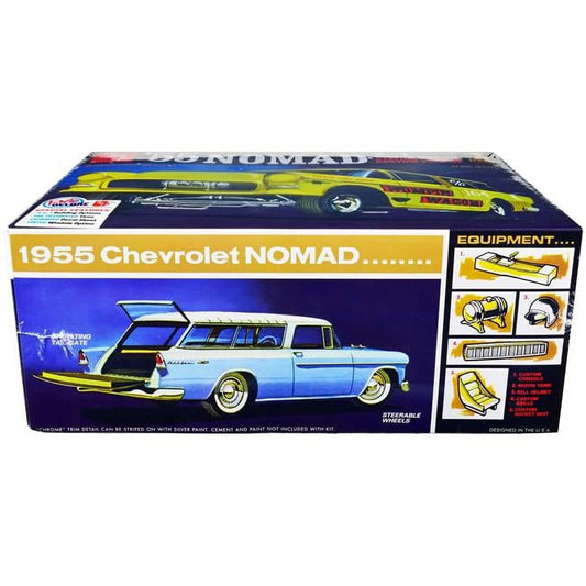 1 - 25 Scale Trophy Series 3-in-1 Skill 2 Car Model Kit for 1955 Chevrolet Nomad